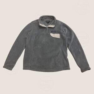 Patagonia Women’s M Snap-T Pullover | Gray Polartec® Thermal Pro® Fleece